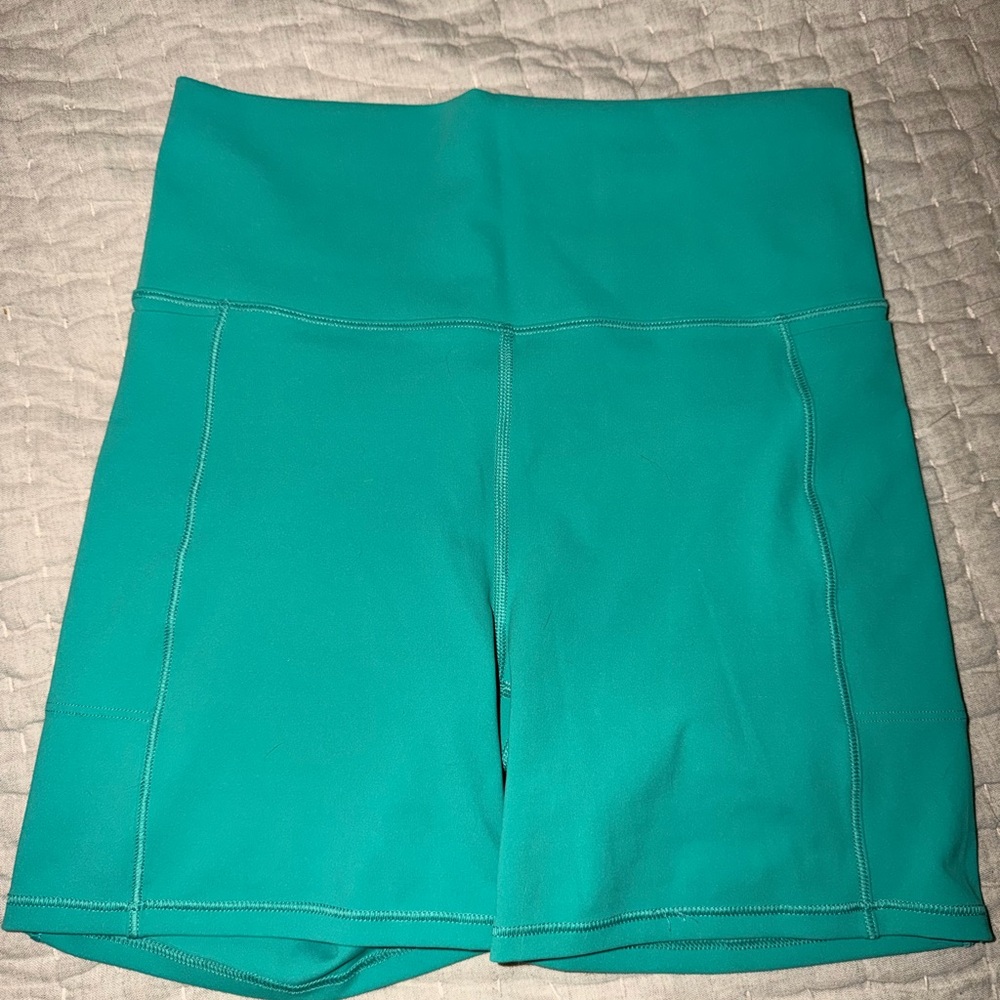 Vuori Teal Bike Shorts